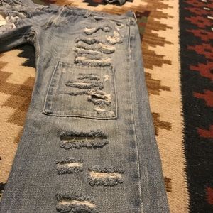 Custom Ripped Men’s Jeans 32X32